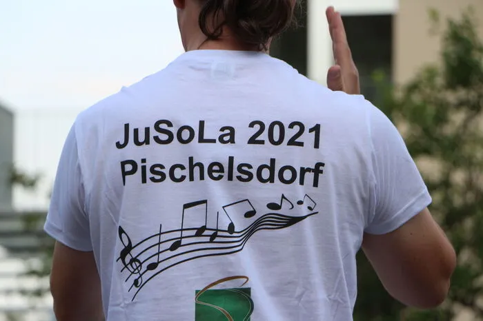 Für das Abschlusskonzert gab es, wie jedes Jahr, einmalige T-Shirts für alle.