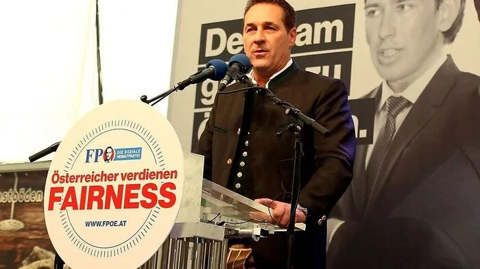 H.C. Strache beim Oktoberfest in St. Johann in der Haide 2017