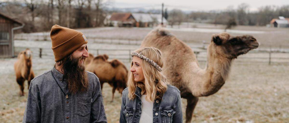 Eine Hochzeit mit tierischem Beistand