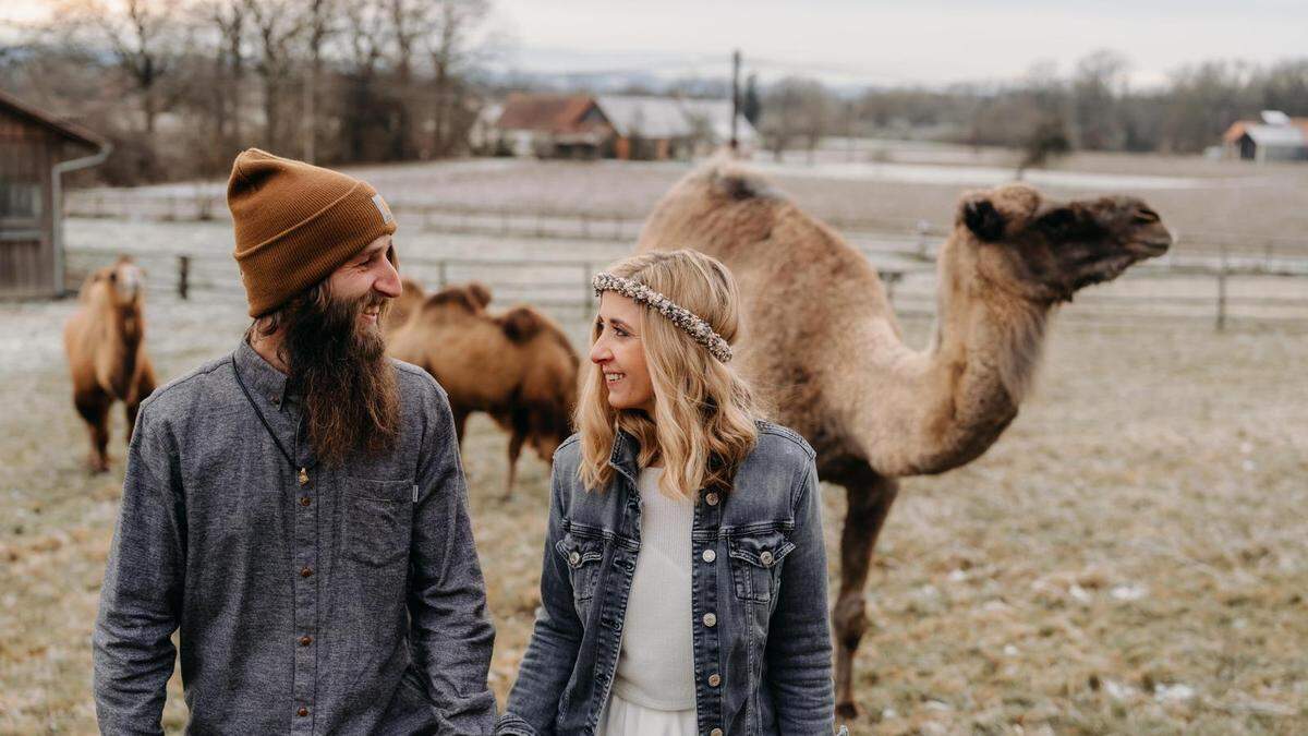 Eine Hochzeit mit tierischem Beistand