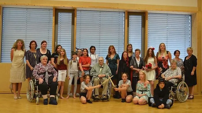 Mit viel Freude wurde das Theater im Pflegeheim aufgeführt    