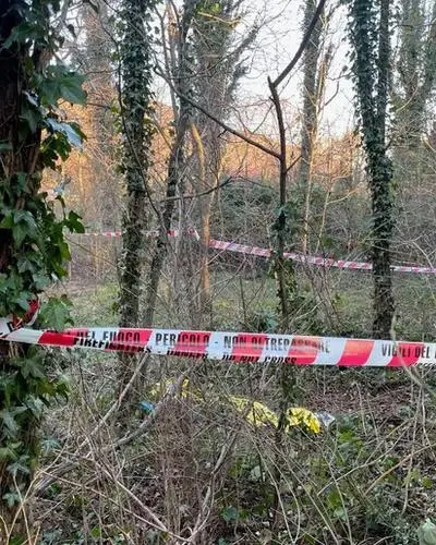 Der Fundort des Leichnams in Triest