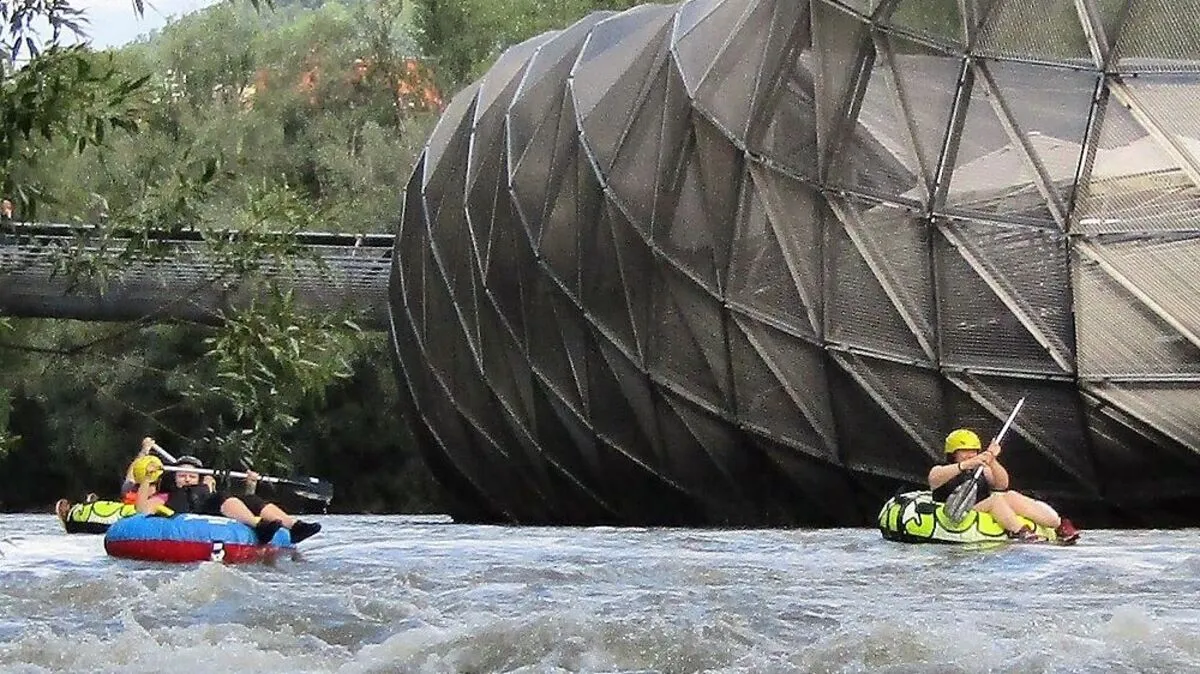 Tubing: Von Weinzödl bis ins Zentrum ist das möglich