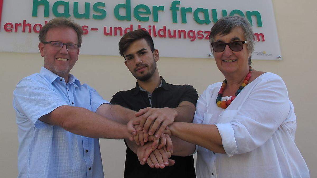 Alex Mautner von Sakl und Gabriele Huterer von Sol halfen und helfen Flüchtlingen wie Rafi Safi 