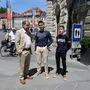 Helmut Leitner mit seinen Söhnen Luikas und Philipp