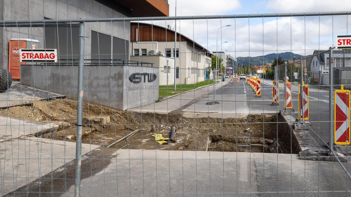 Die Pischeldorfer Straße war zuletzt häufig Schauplatz von Baustellen