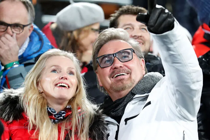 Skifan Nik P mit seiner Lebensgefährtin Karin