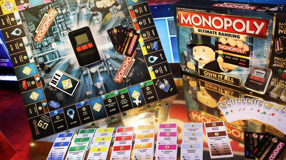 Hasbro kennt sich mit Geldgeschäften aus: Von der US-Firma stammt unter anderem Monopoly. 