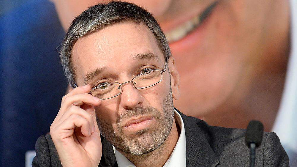 FPÖ-Generalsekretär Herbert Kickl ist verärgert