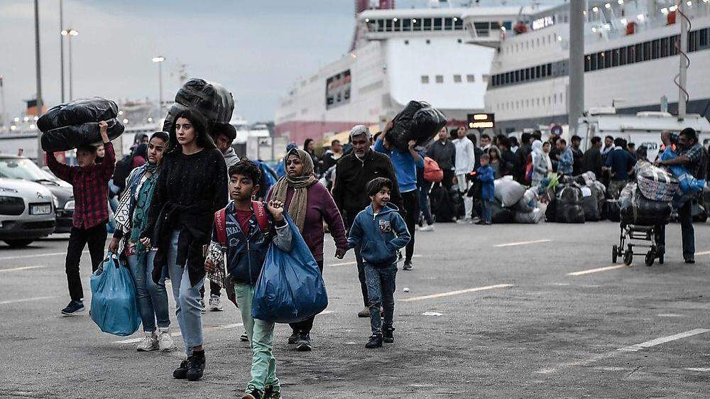 Ankunft neuer Migranten in Griechenland