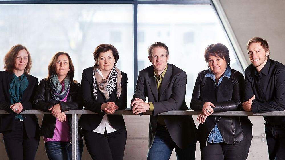     Das RMO-Team: Monika Reindl-Sint,        Petra Huter, Michaela Putzhuber, Michael Hohenwarter, Gina Streit und René Schader