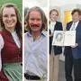 Die Nominierten in der Kategorie „Kultur“ für die „Köpfe des Jahres 2023“ in der Süd- und Weststeiermark: Peter Nöhrer, Lisa Hörting, Christoph Kohlbacher, Zvonka Požun und Hans Martin Hittaller sowie Wolfgang Garofalo (von links)