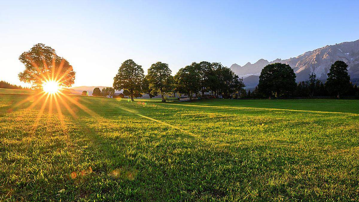 Der Spätsommer hat Temperaturen über 25 Grad in Gepäck