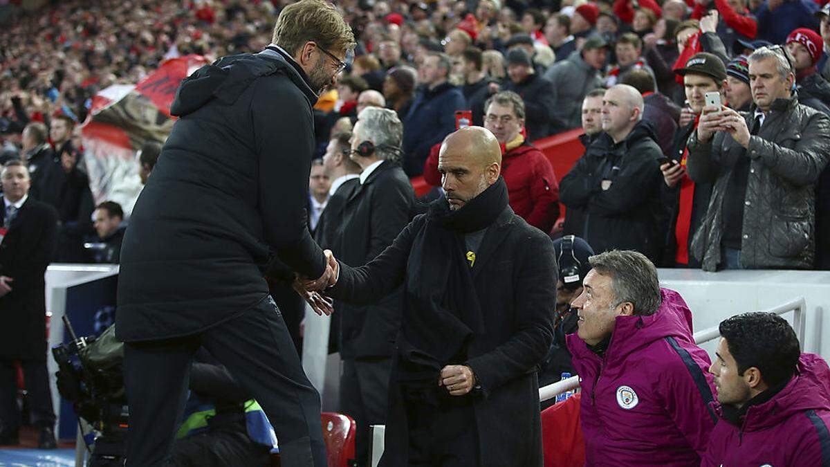 Jürgen Klopp und Pep Guardiola