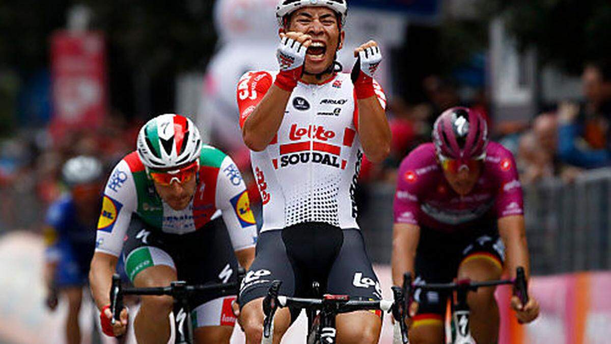 Letztes Jahr jubelte Caleb Ewan - heuer steht die ganze Tour in der Schwebe 