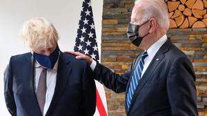 Boris Johnson und Joe Biden 