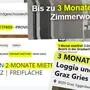 Angebote wie diese locken Mieter in Graz
