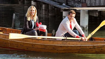 Nina Kraft und Lukas Schweighofer führten durch die erste Woche