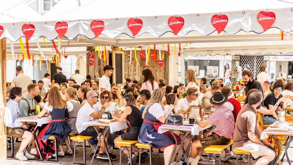 Trotz erhöhter Preise waren die Zelte am Kirchtag gut besucht