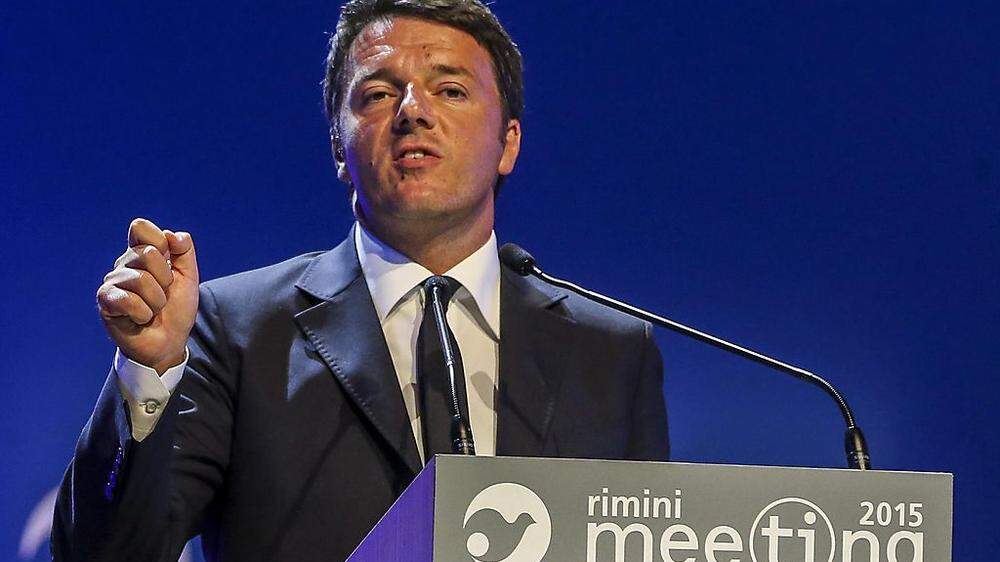 Italiens Premierminister Metteo Renzi