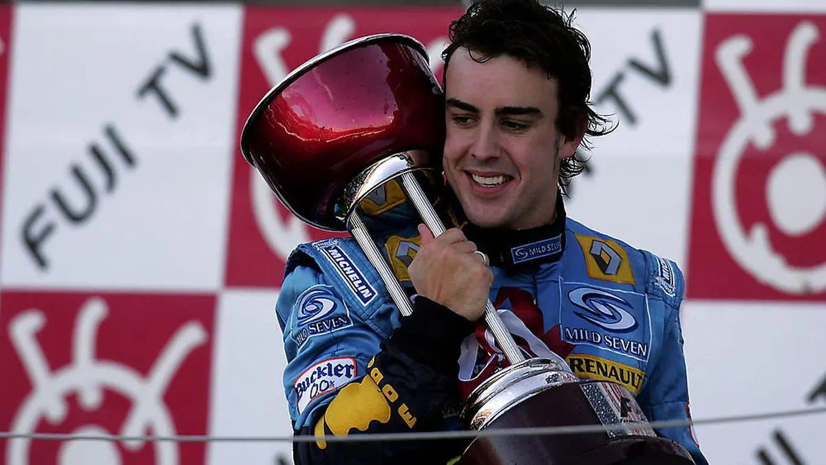 Zwei Mal wurde Alonso mit Renault Weltmeister