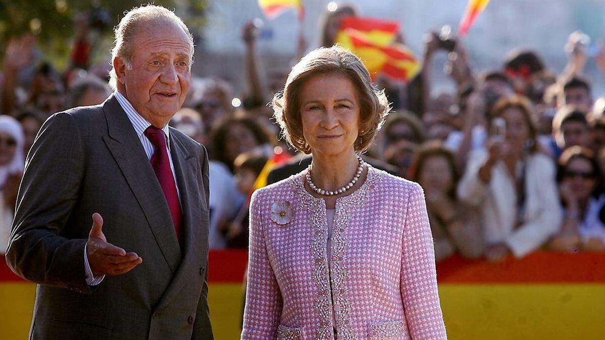 Juan Carlos I. und Sofía auf einem Archivfoto von 2007
