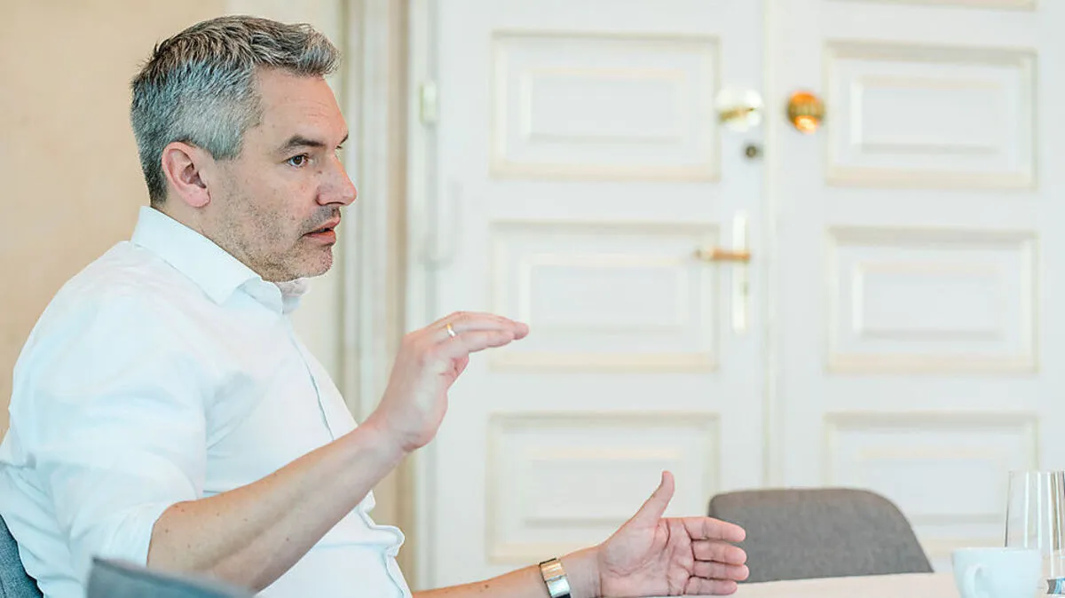 Bundeskanzler Karl Nehammer (ÖVP) 