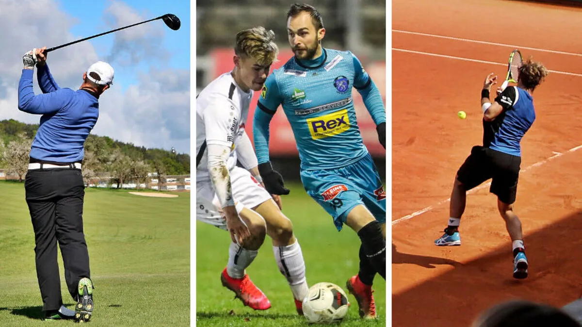 Golf und Tennis dürfen bald wieder gespielt werden, für den Amateurfußball kam das Aus.