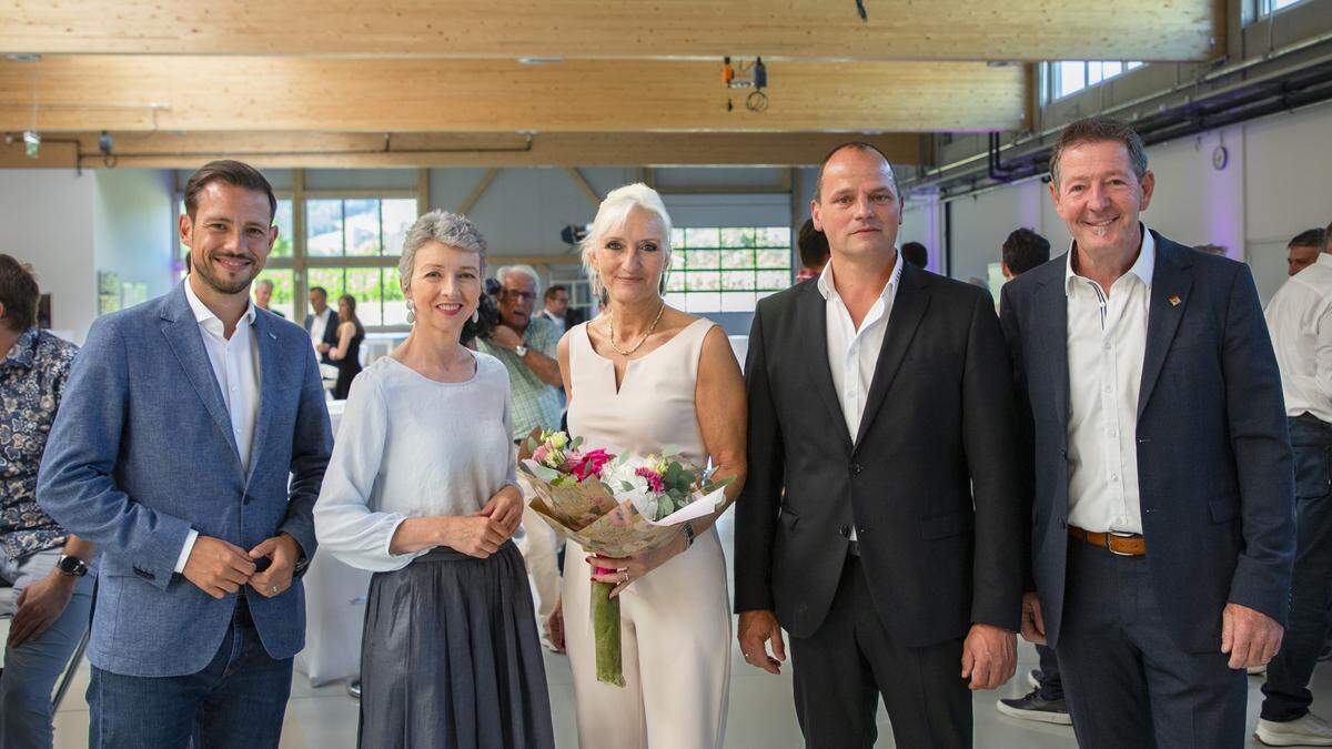 Schuschnig, Schaunig, Erika Verachter, Wolfgang Walz, Müller (von links)