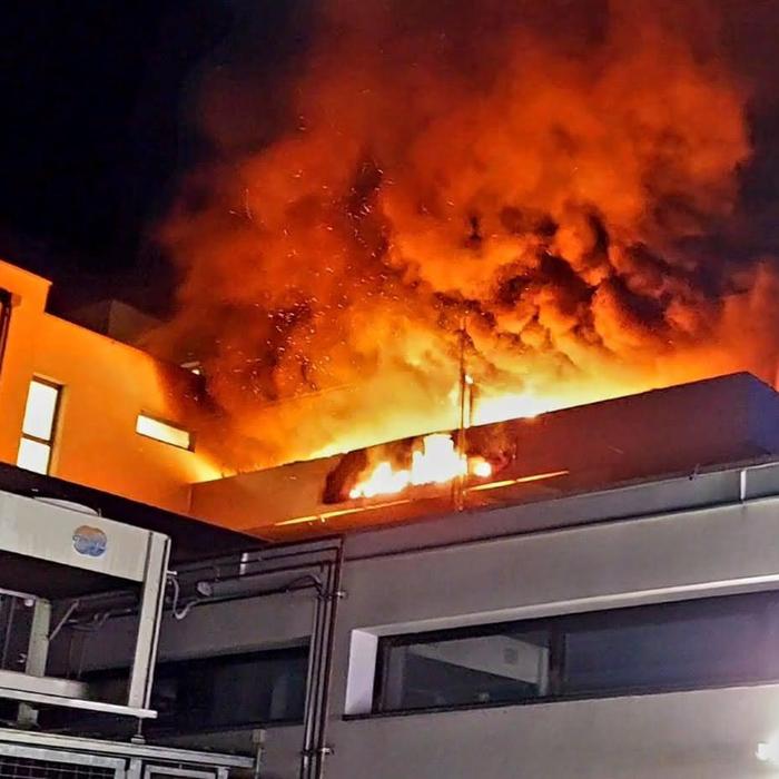 Am Samstagabend brannte in der Weizer Europa-Allee ein Wohnhaus