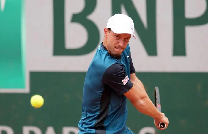 PARIS,FRANCE,26.MAY.25 - TENNIS - WTA Tour, French Open, Roland Garros, Grand Slam. Image shows Filip Misolic (AUT).
Photo: GEPA pictures/ Michael Riedler
