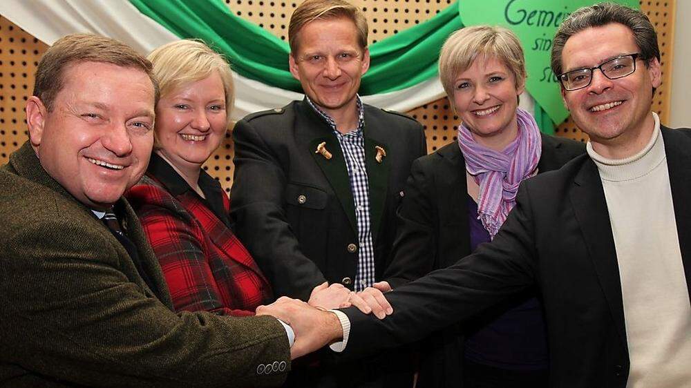 Theresia Koch (2. von links) will Bürgermeisterin werden