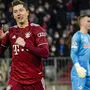 Robert Lewandowski (Bayern) jubelte über einen Hattrick