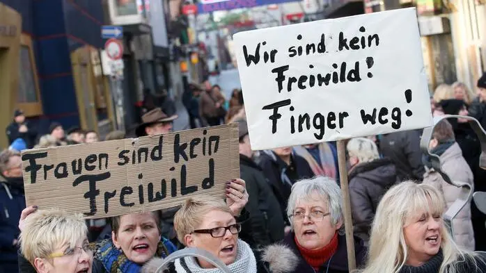 Frauen protestieren Gewalt