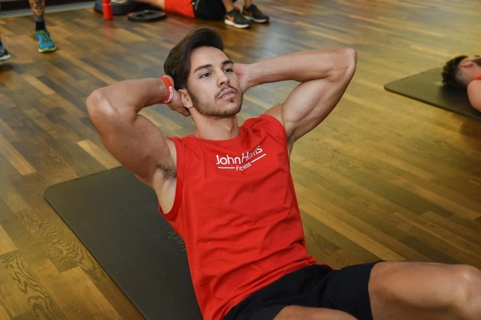Zu jeder Mister-Wahl gehört auch eine Sportchallenge. Der Grazer bewies Durchhaltevermögen.