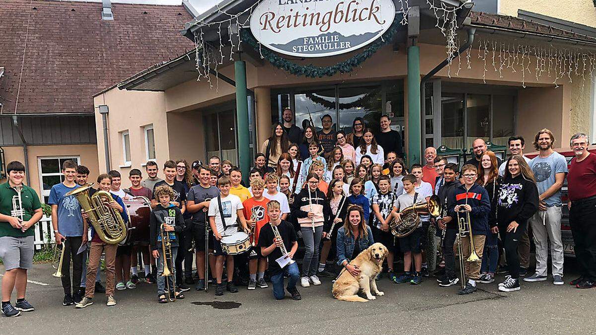 Das Bezirksjugendcamp fand heuer im Hotel Reitingblick in Gai statt