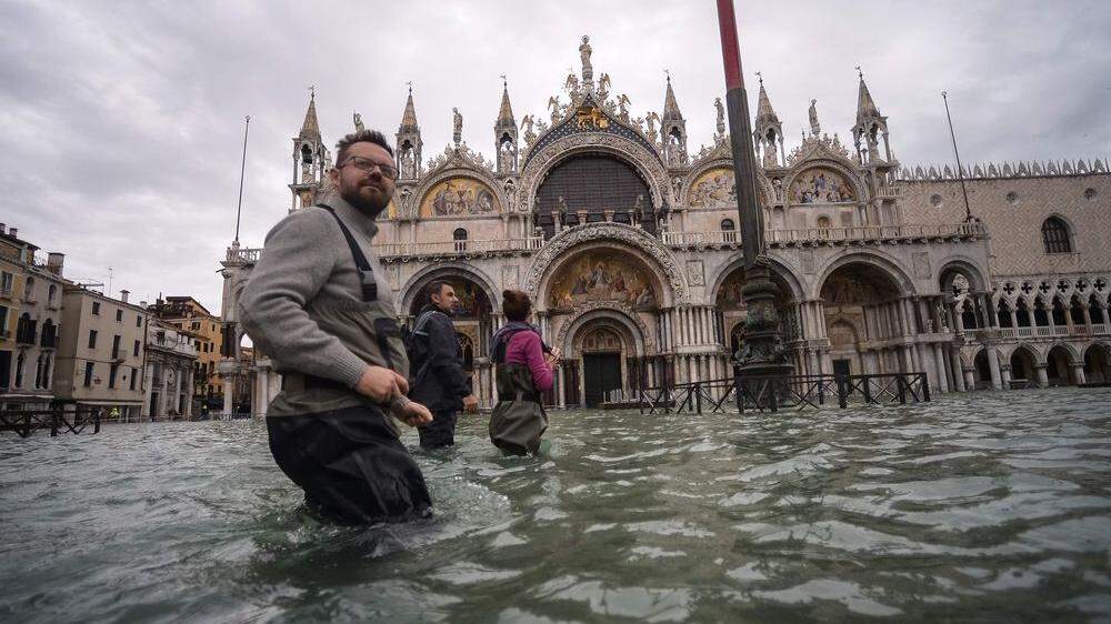 Im November gab es in Venedig ein verheerendes Hochwasser