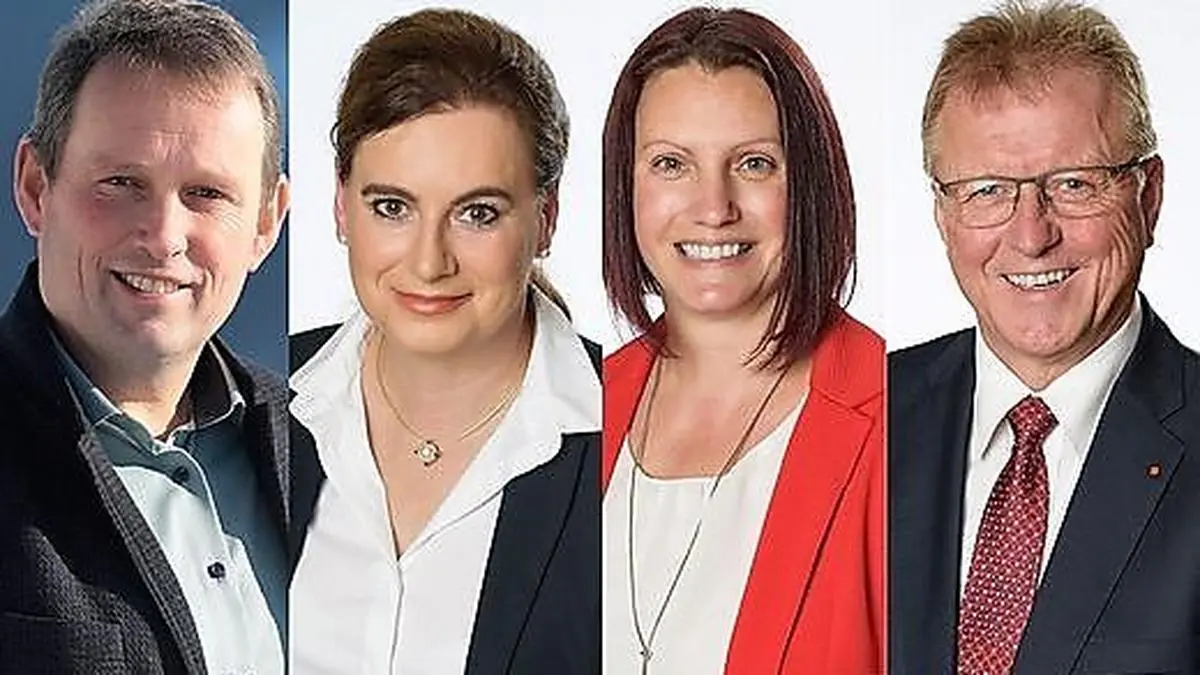 Von links: Michael Schnabl (Hohenthurn), Doris Liposchek (Wernberg), Michaela Oberlassnig (Feld am See), Reinhard Antolitsch (Arnoldstein) 