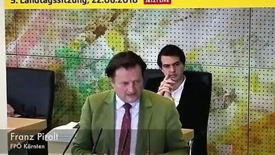 Franz Pirolt am Freitag im Kärntner Landtag