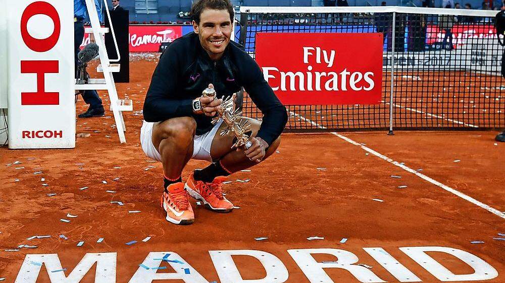 Rafael Nadal gewann auf Sand in Madrid bereits vier Mal – zuletzt 2017.