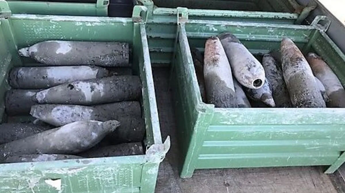 Die Munition wird nun vernichtet