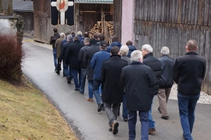 Hier auf dem Weg nach St. Radegund.