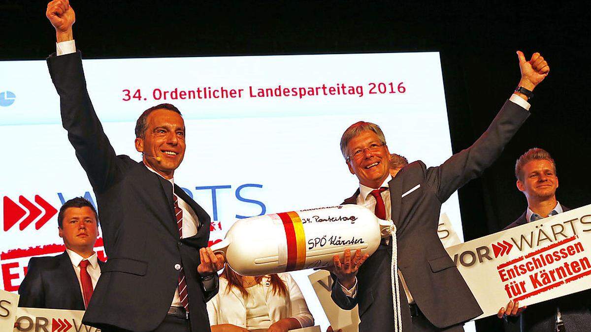 Kern und Kaiser am Parteitag