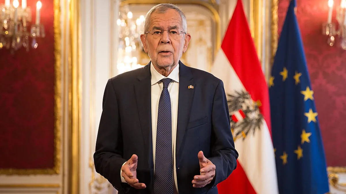 Fernsehansprache von  Bundespräsident Van der Bellen  