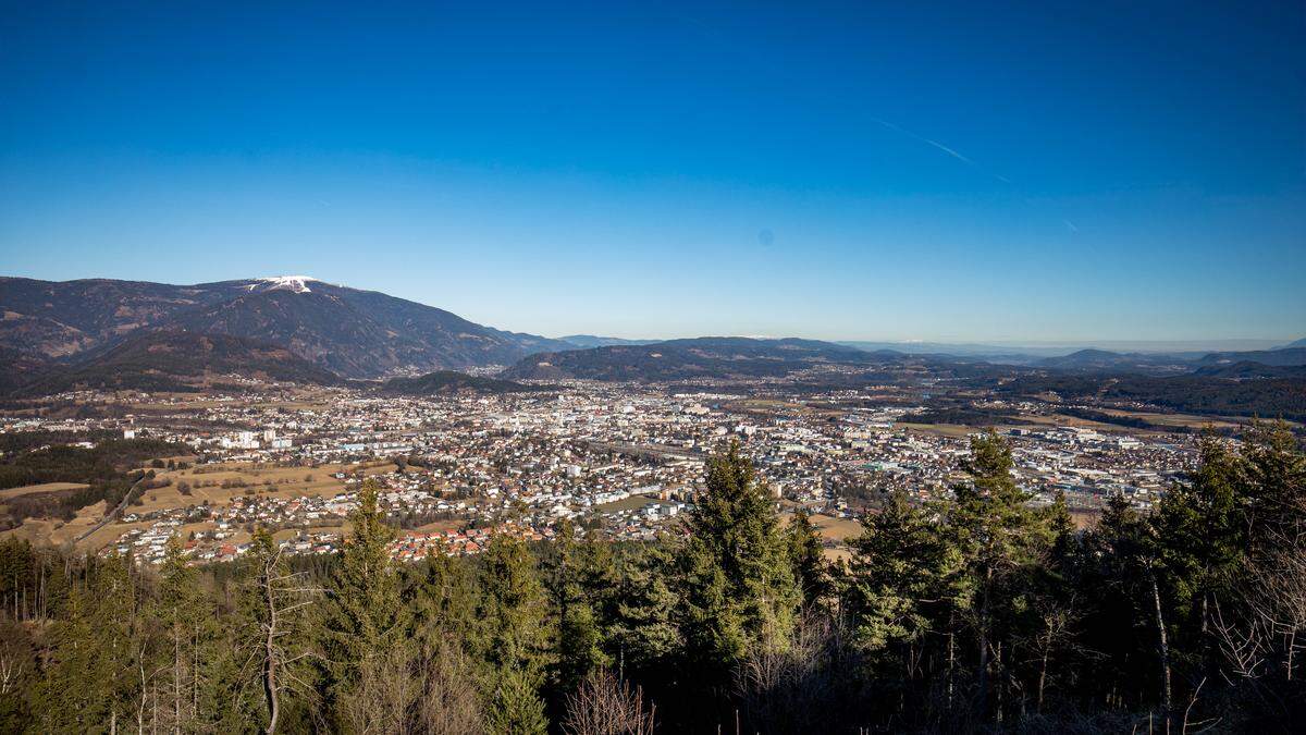 Blick über Villach