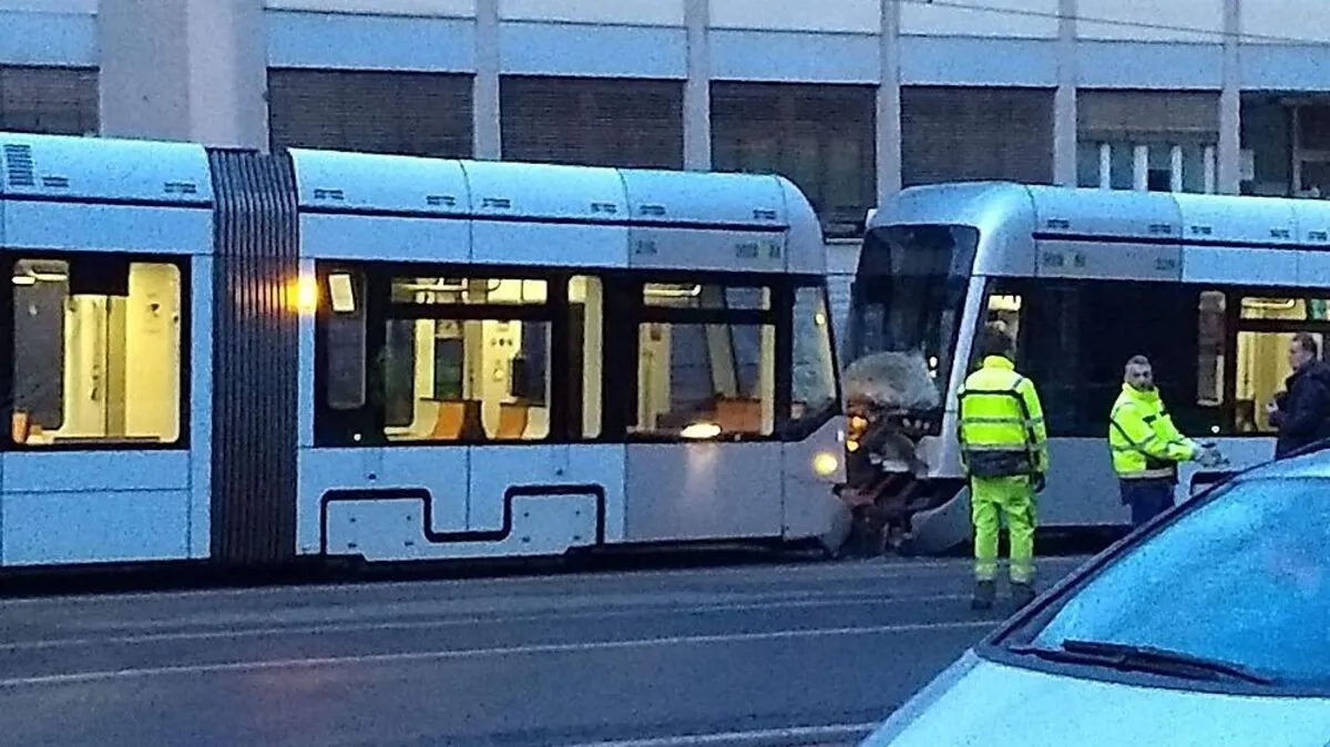 Der Auffahrunfall zweier Straßenbahnen Ende Dezember 2018 verursachte einen Schaden von 700.000 Euro