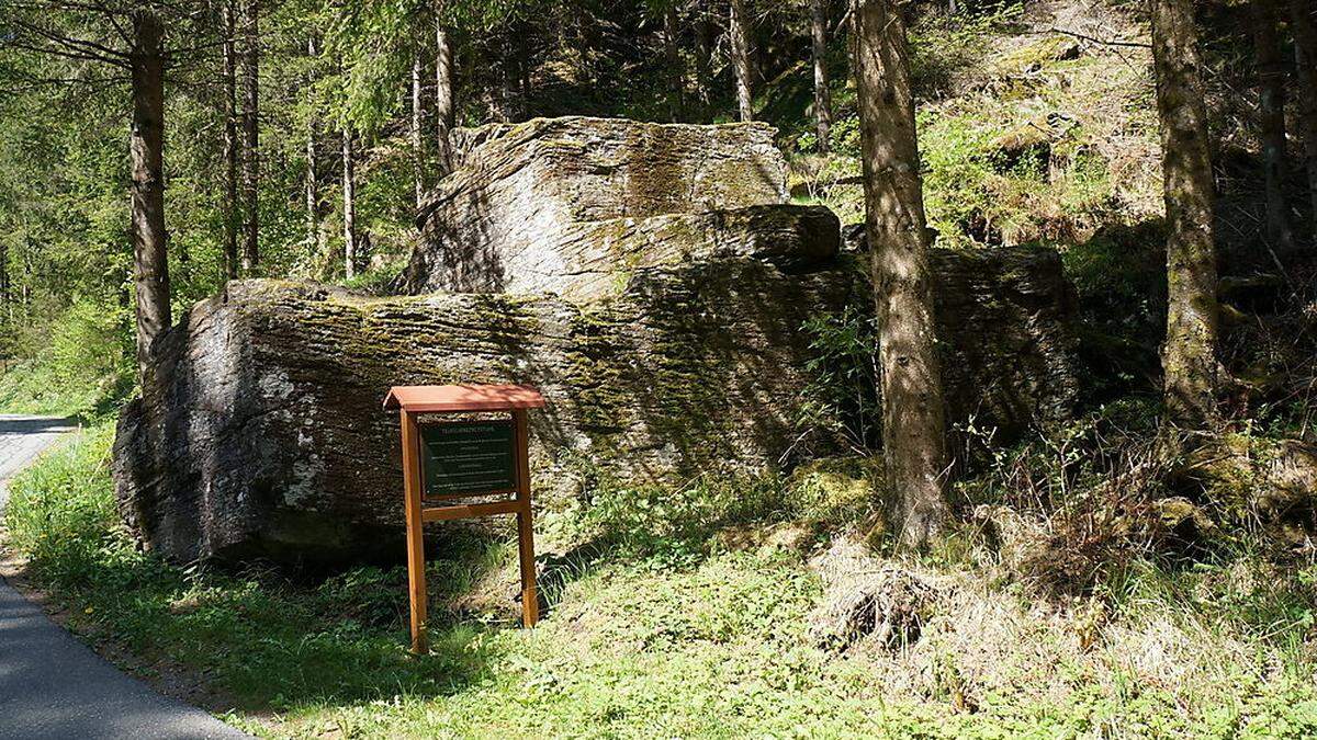 Der Teufelspredigtstuhl erzählt von einer alten Sage aus der Sommerau