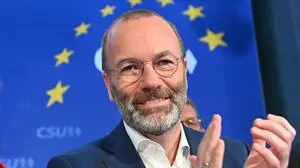 Manfred Weber, Vorsitzender der EVP-Fraktion im EU-Parlament, sprach unmittelbar vor dem Sondergipfel der Staats- und Regierungschefs am Montag zur Vergabe der Top-Jobs mit fünf europäischen  Medien, darunter die Kleine Zeitung