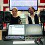 Iva Schell und Charly Raneg im Tonstudio von „karamedia“ in Wolfsberg 