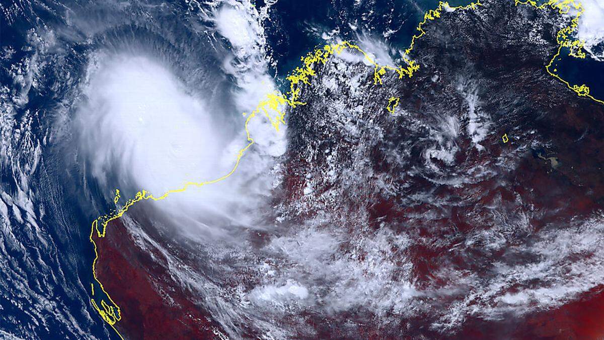 Zyklon &quot;Ilsa&quot; stellte Sturmrekord in Australien auf